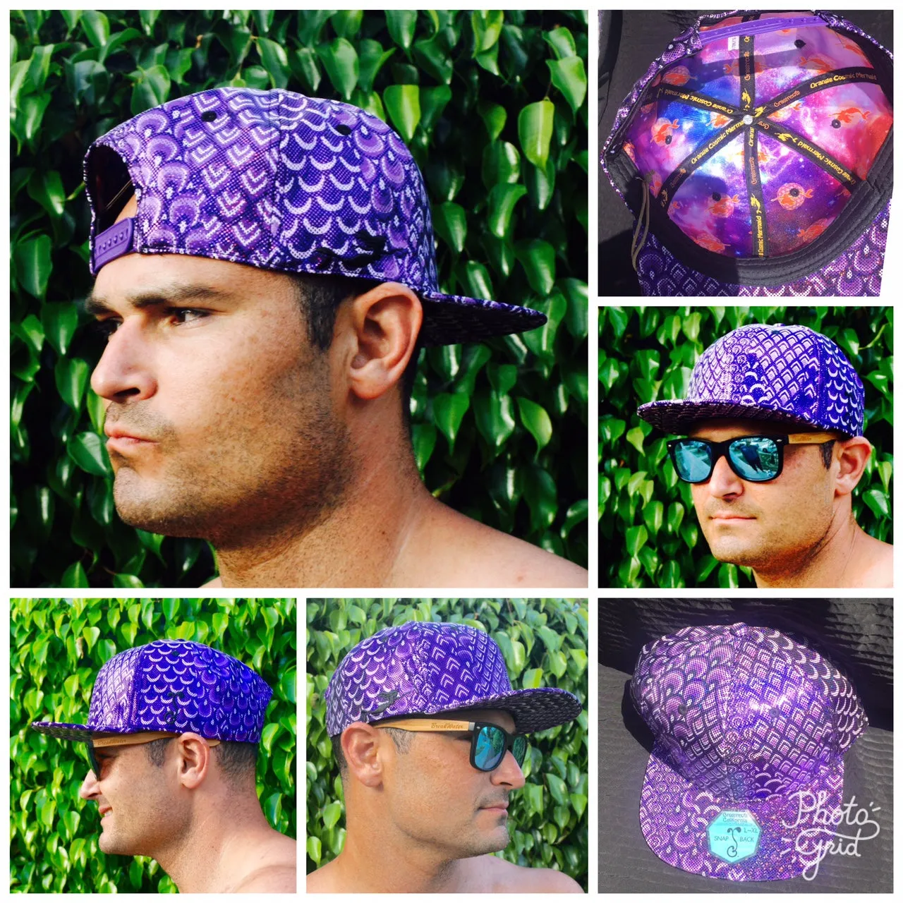 ** SALE** Grass Roots - Cosmic Holographic Snap Back Hats