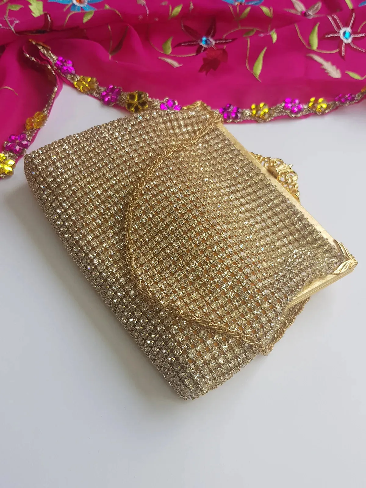 1950s Vintage Designer Crystal Bag - Ultra Rare Piece - Bridal & Wedding Quality - Ornate & Spectacular