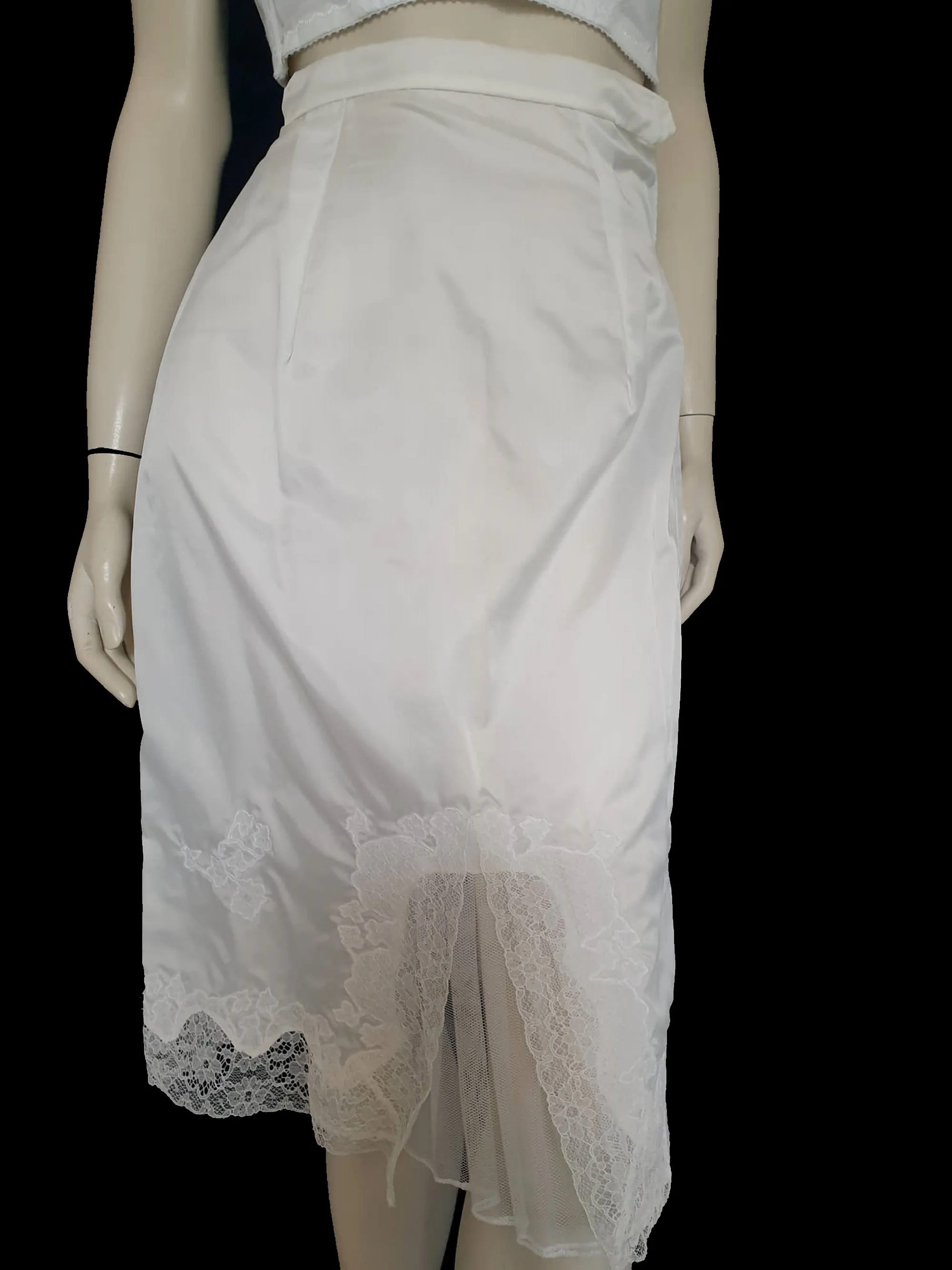 1960s Fancy Bridal Trousseau Half Slip - XS