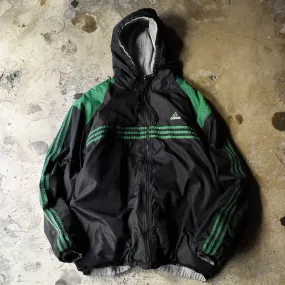 90's adidas リバーシブル フード付きナイロンジャケット 231221