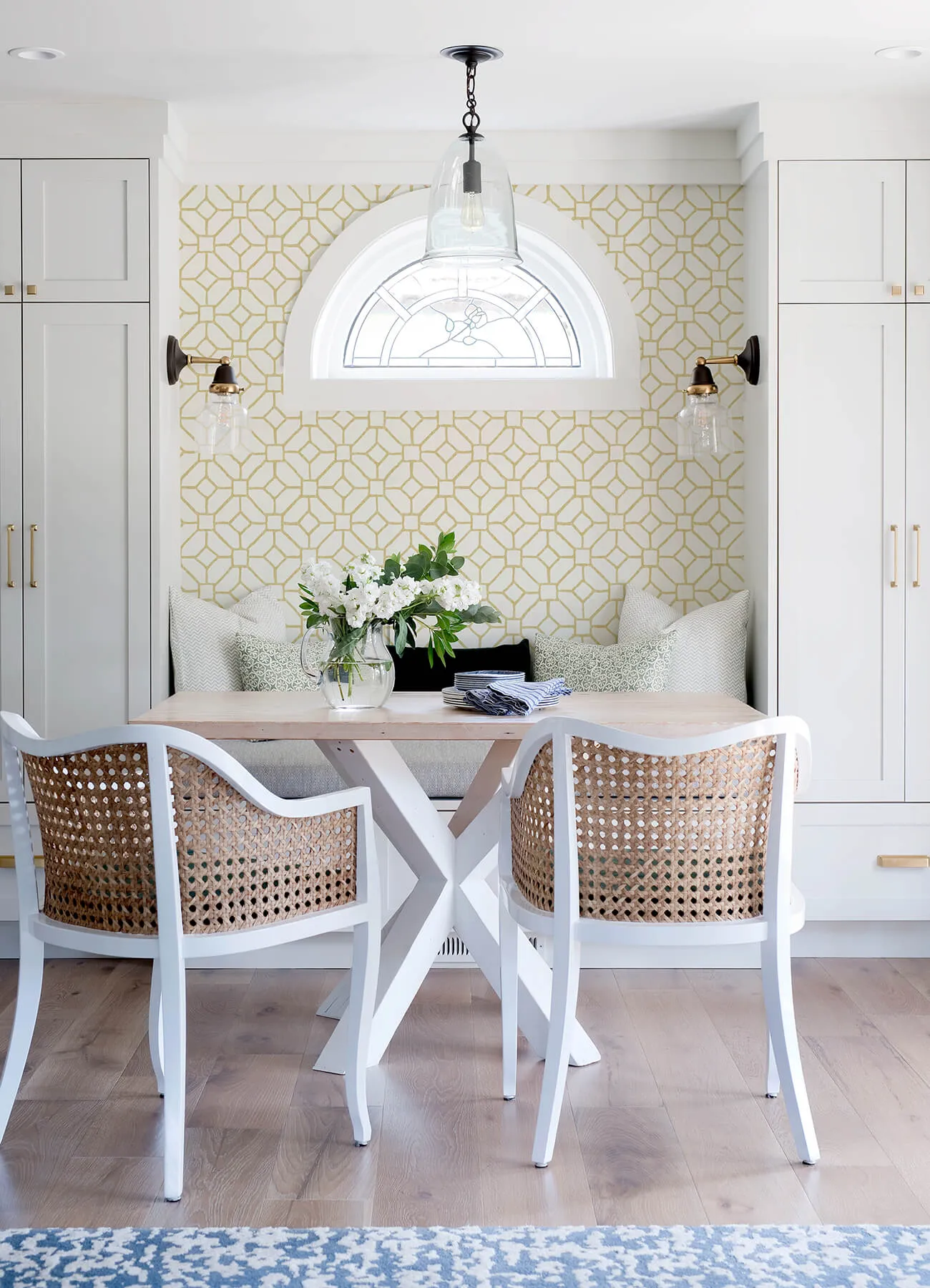 Addis Gold Trellis Wallpaper