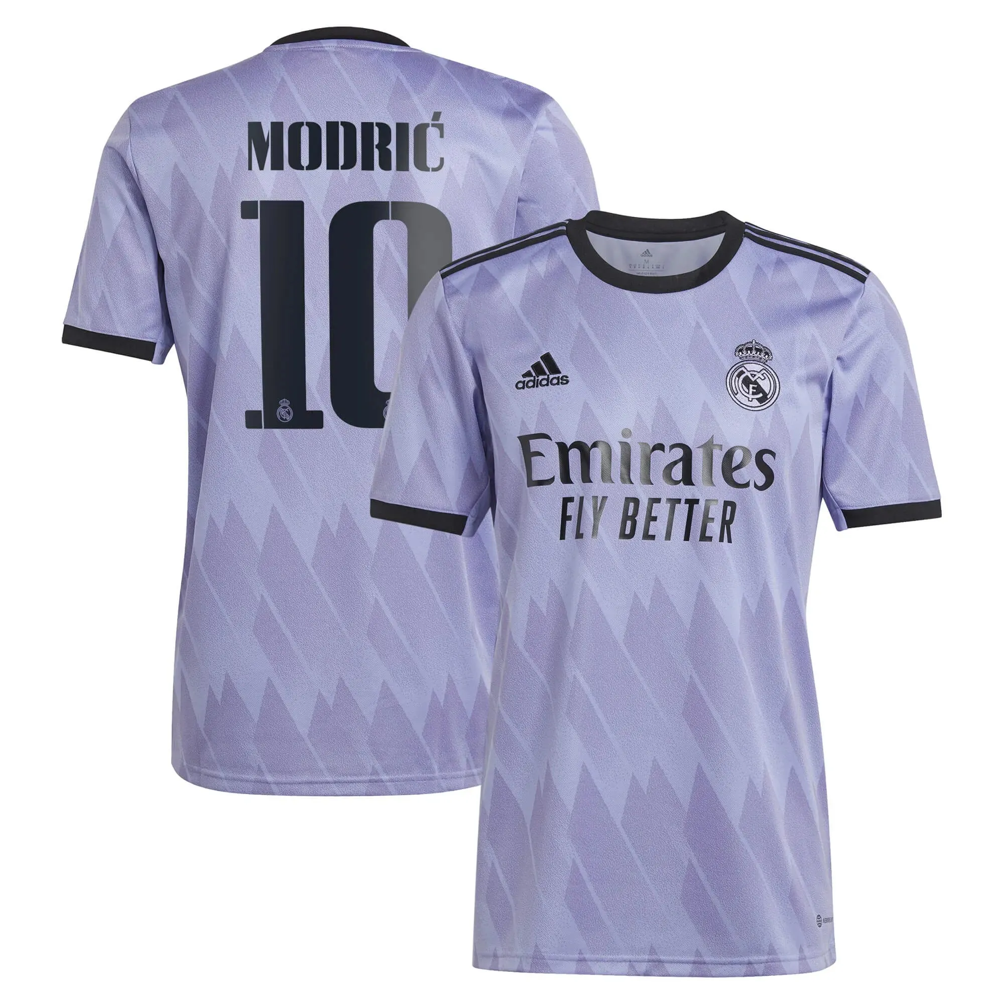 adidas 2022-23 Real Madrid Away Jersey - Light Purple