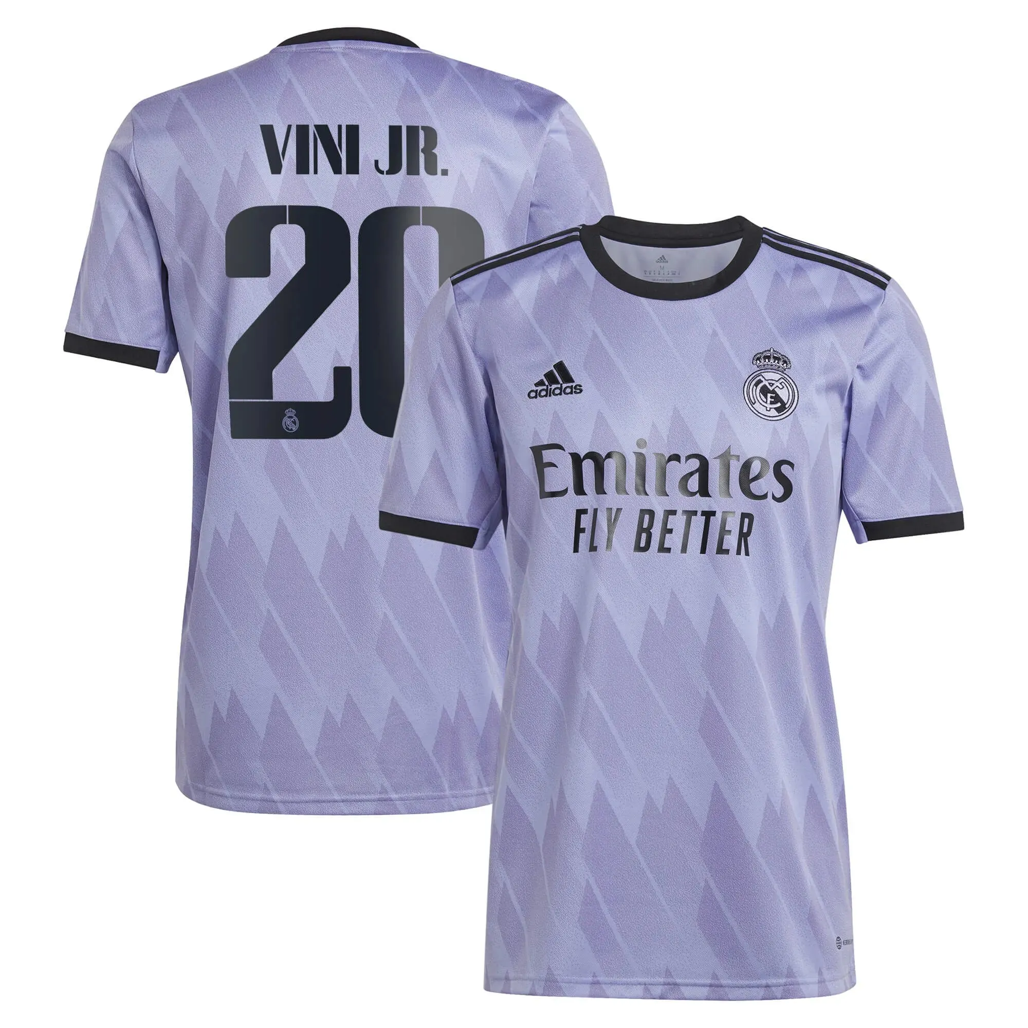 adidas 2022-23 Real Madrid Away Jersey - Light Purple