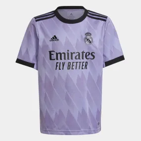 adidas 2022-23 Real Madrid Youth Away Jersey - Light Purple