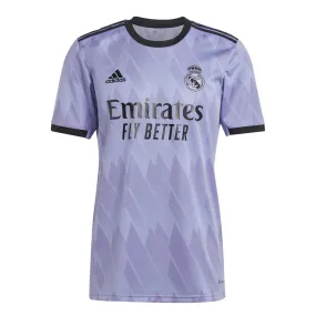 adidas Men's Real Madrid 2022/23 Away Jersey Light Purple/Black