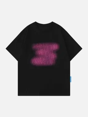 AlanBalen® - 3D Dimensional Letters Tee