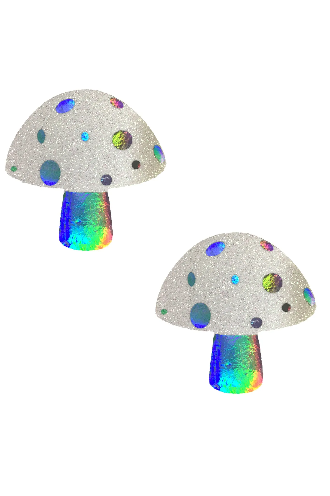 Alice Down The Rabbit Holographic Shroom Nipztix Pasties