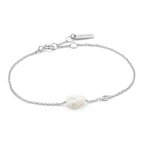 Ania Haie Sterling Silver Freshwater Pearl Bracelet