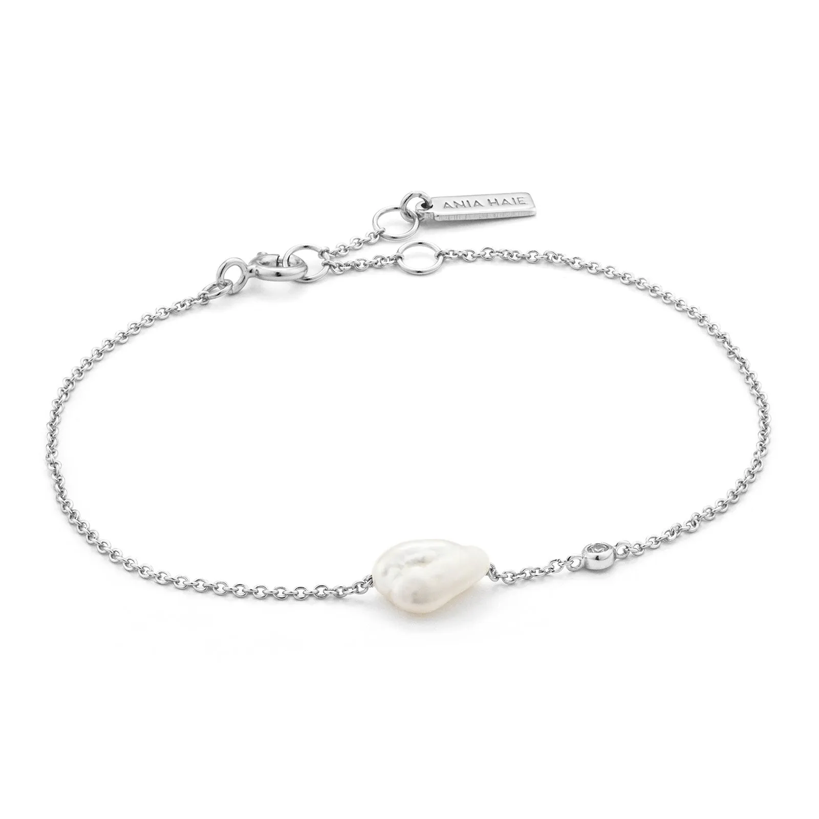 Ania Haie Sterling Silver Freshwater Pearl Bracelet