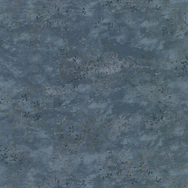 Arian Blue Inkburst Wallpaper from the Lustre Collection