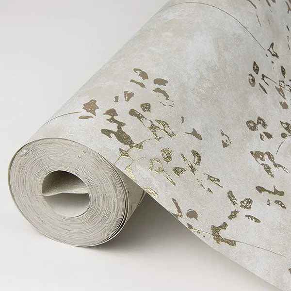 Arian Champagne Inkburst Wallpaper from the Lustre Collection