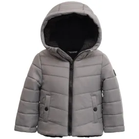 Baby Boys Plush Lined Midweight Puffer Jacket