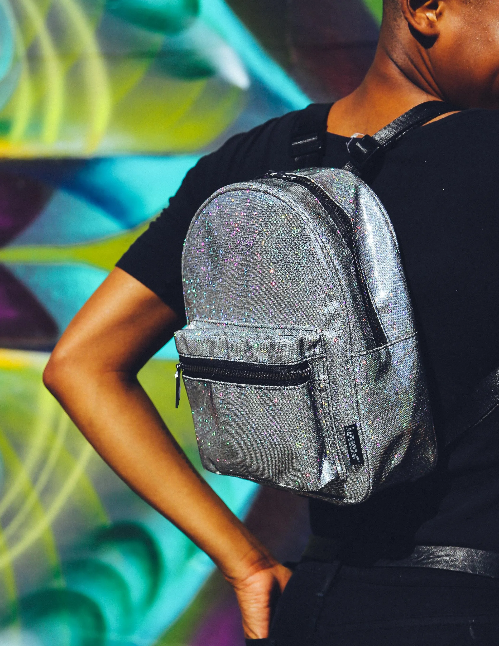 Backpack | MINI |GLAM Silver