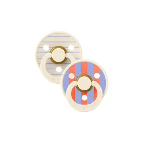 BIBS Studio Latex Pacifier - 2 Pack  - Ivory Hush Mix - Pin