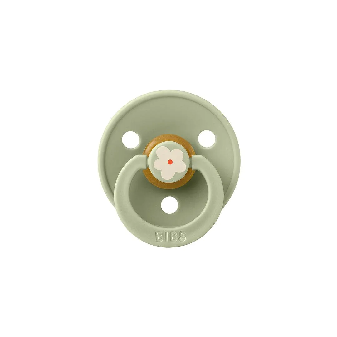 BIBS Studio Latex Pacifier - 2 Pack  - Sage Mix - Jasmine