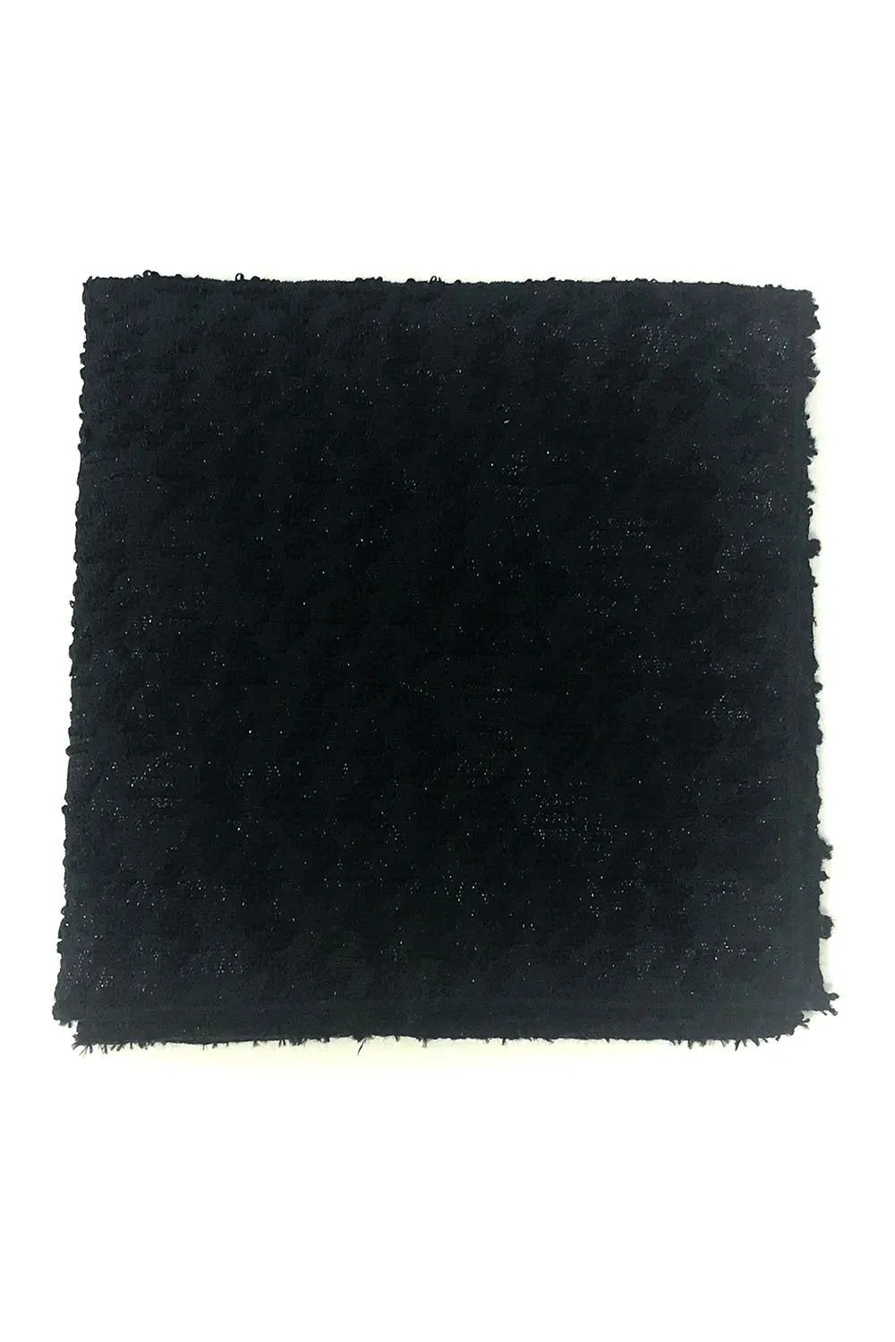 Black Laurent Pocket Square