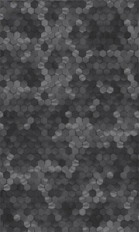 Black Shimmering Hexagons Geometric Wallpaper R5680