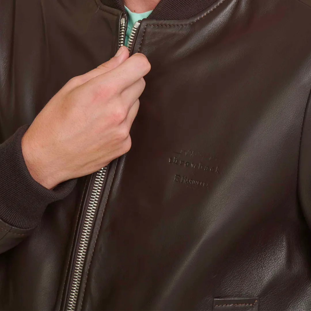 BOMBER DARK BROWN