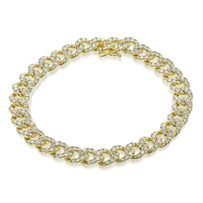 Bracelet in 18k Gold with Diamonds