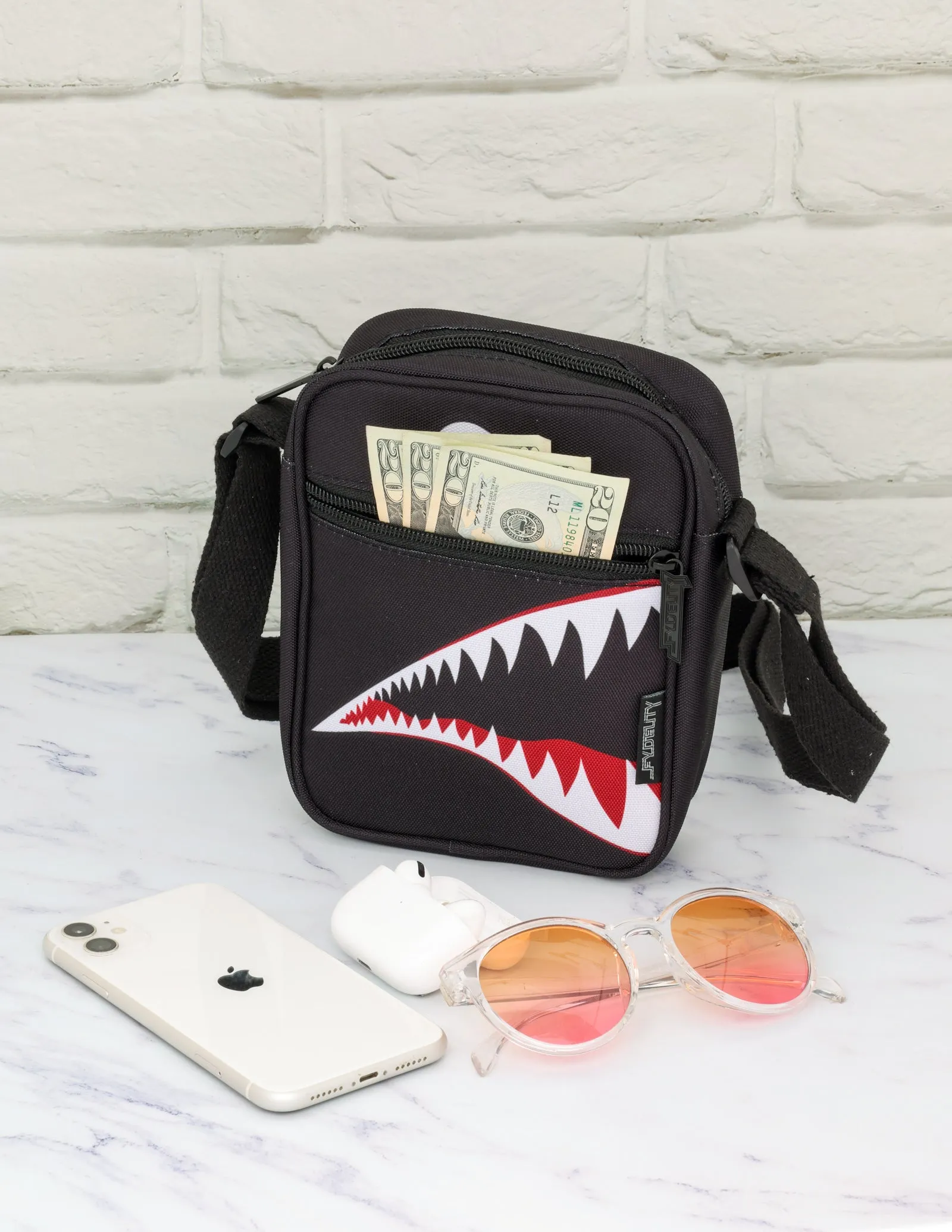 Brick Bag | Crossbody Sidekick |FLYING TIGER Black