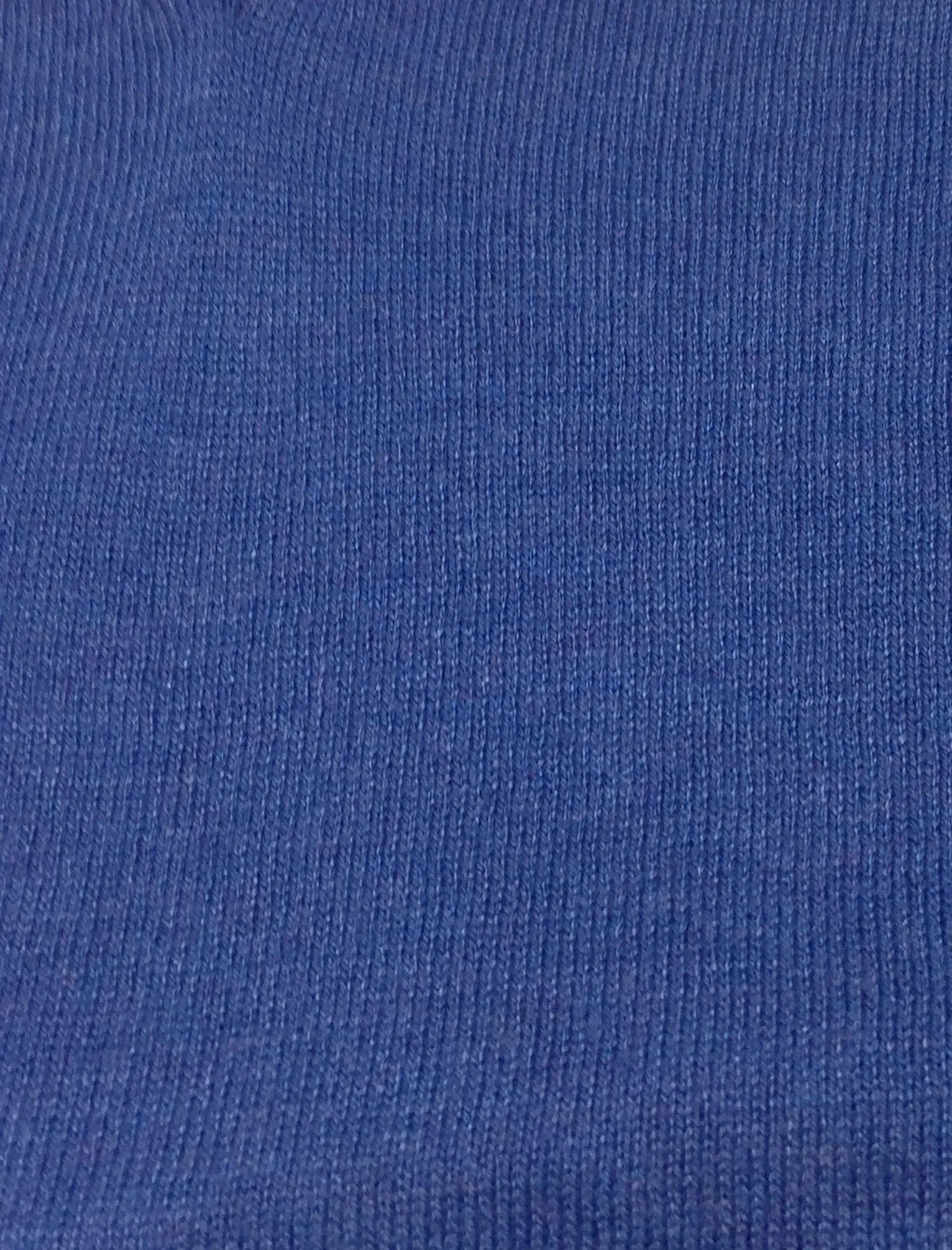 Bronze V-Neck Melange Jumper In Blue - Kensington Eastside