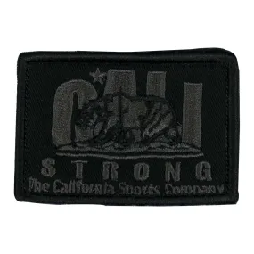 CALI Strong Original Black Grey Hook-and-Loop 2x3 Morale Patch