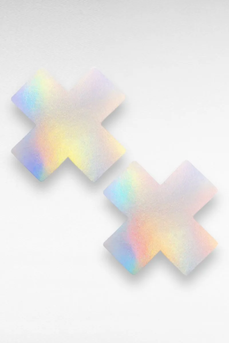 Care Bare Stare Holographic X Factor Nipple Cover Pasties