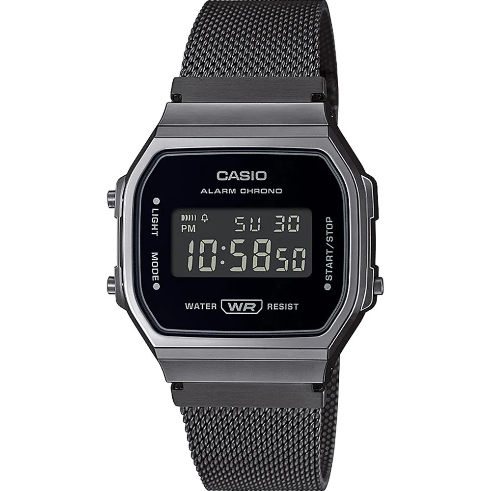 Casio A168WEMB-1B A168 One Tone Digital Watch