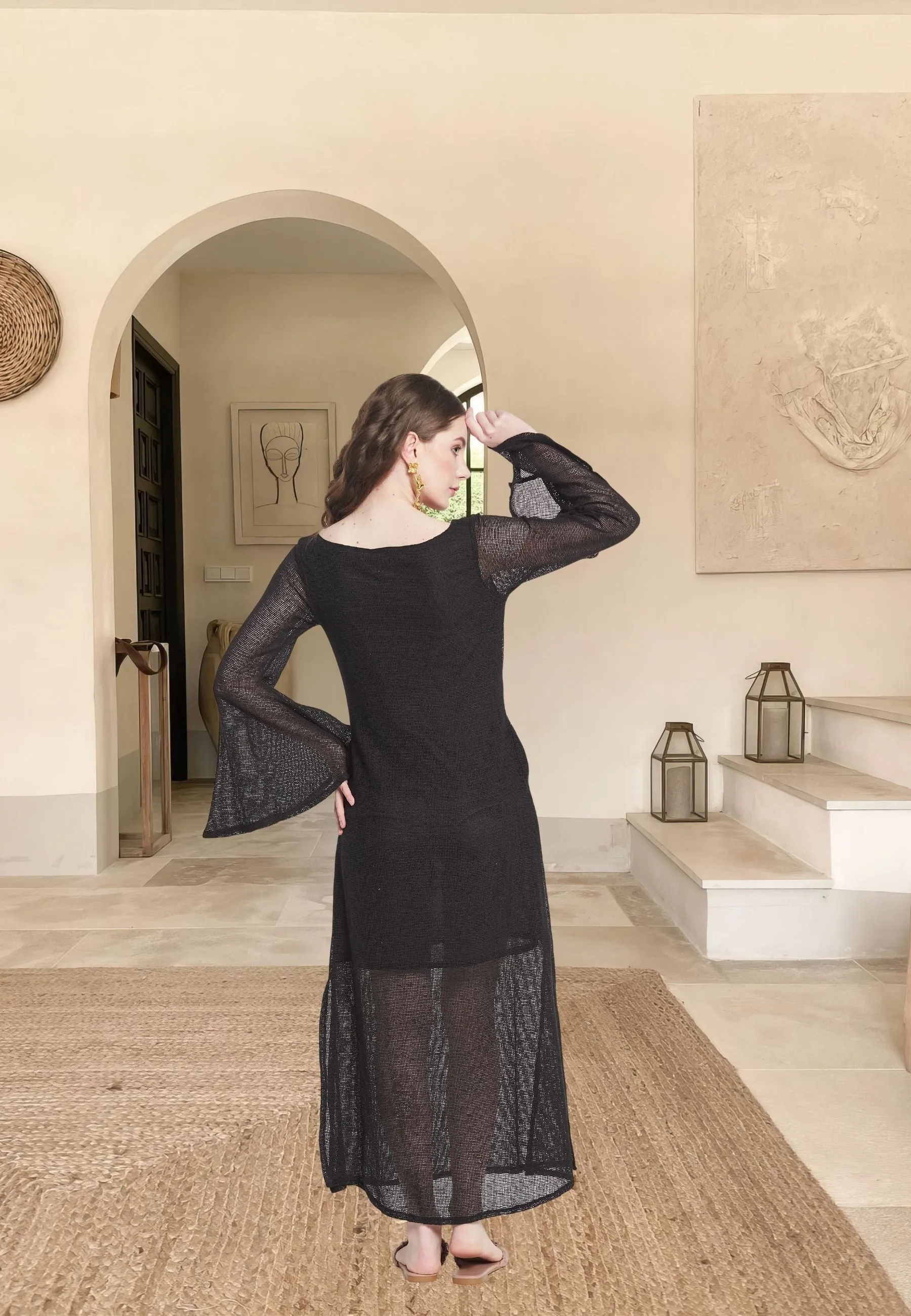 Cassia Black Dress