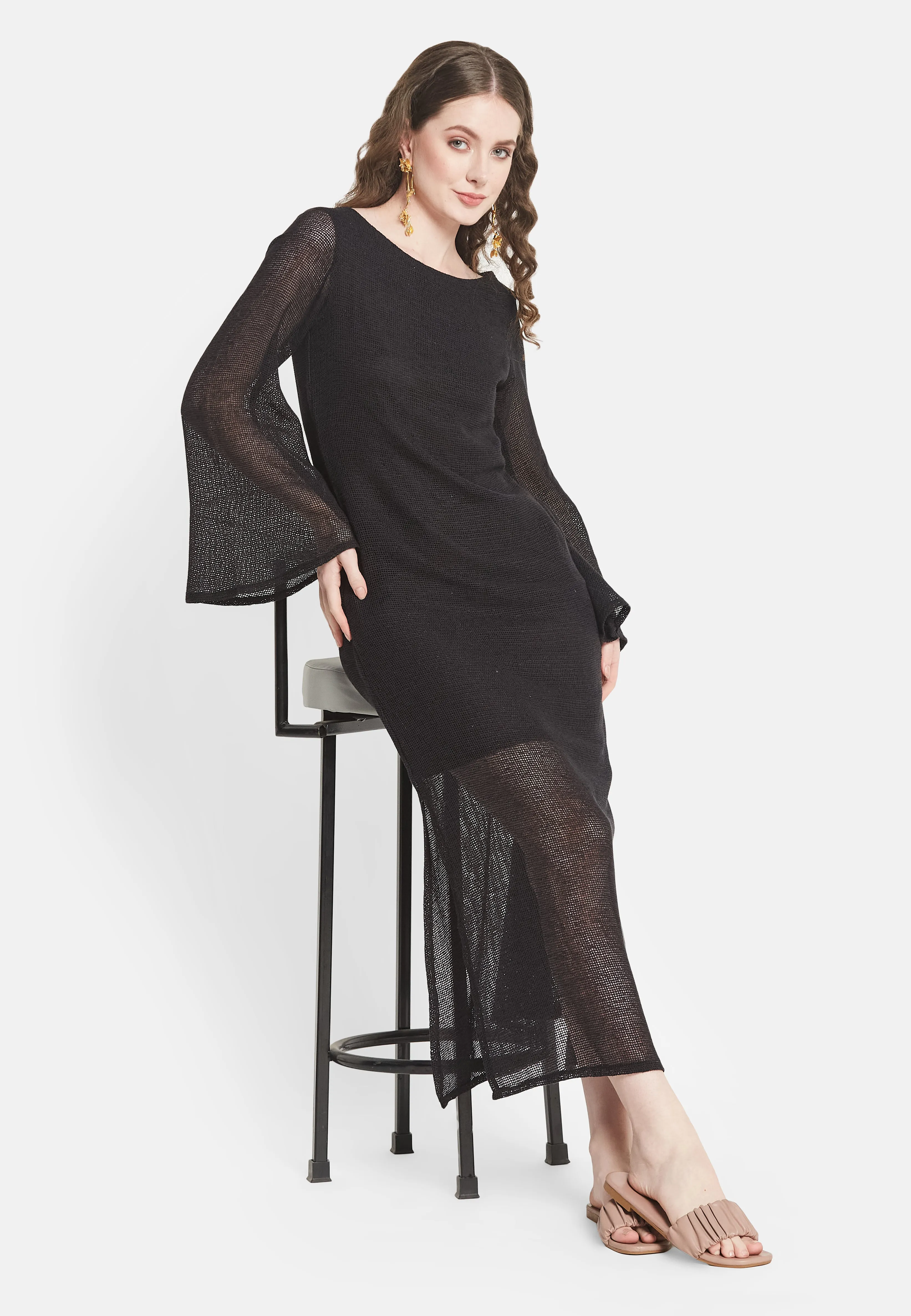 Cassia Black Dress