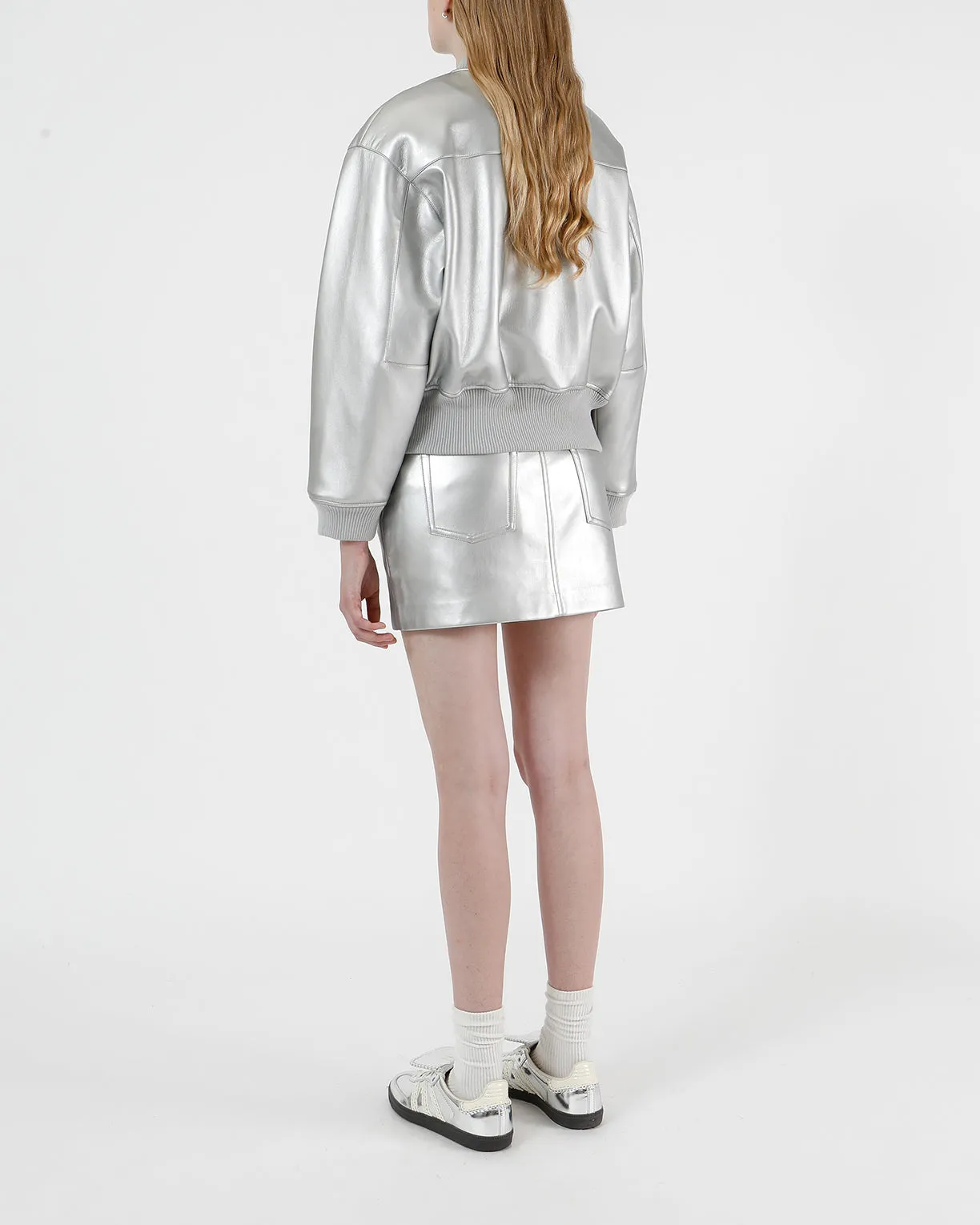 Chaz Metallic Silver