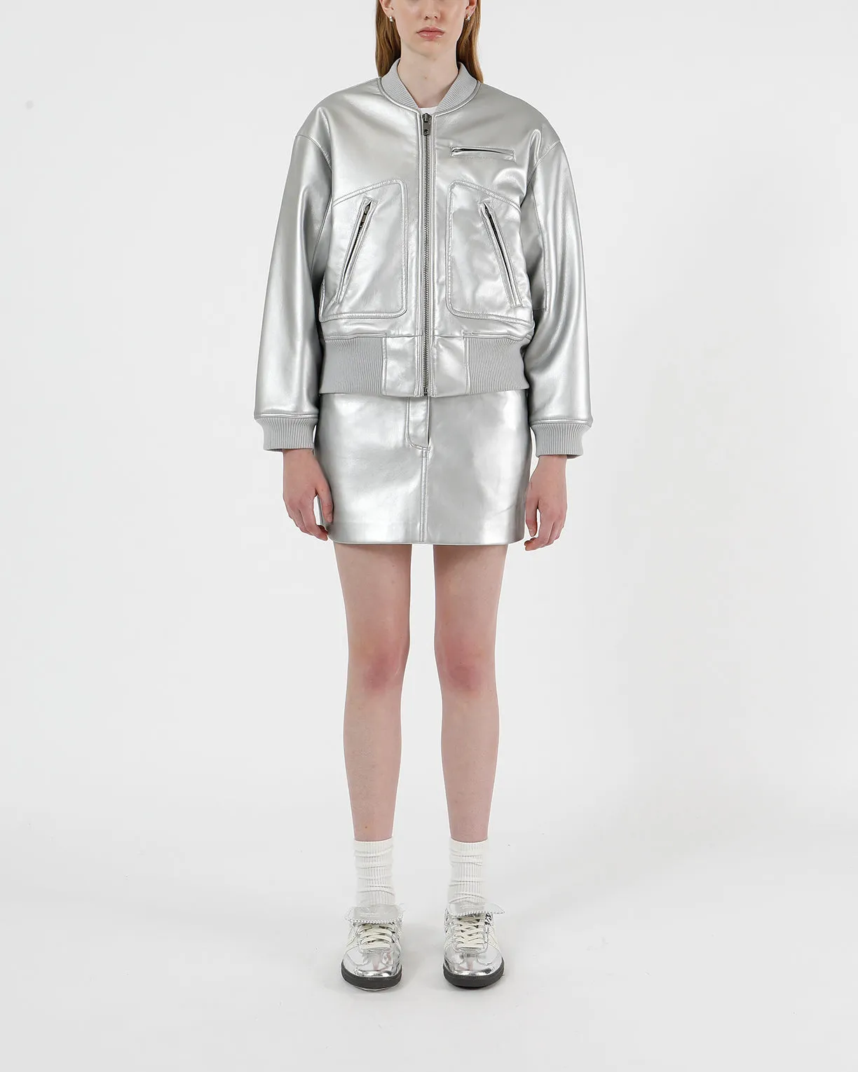 Chaz Metallic Silver