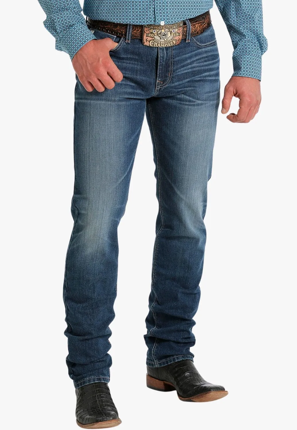 Cinch Mens Jesse Slim Straight Jeans