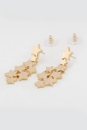 Constalation Star Earrings in Gold