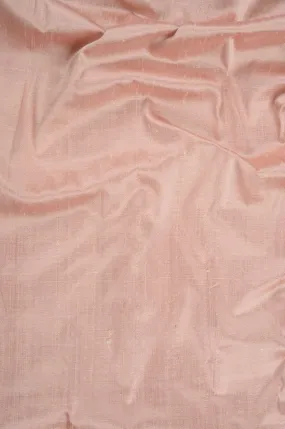 Coral Pink Dupioni Silk Fabric