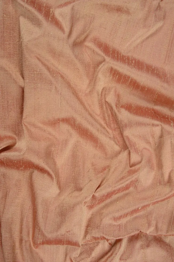 Coral Sands Dupioni Silk Fabric