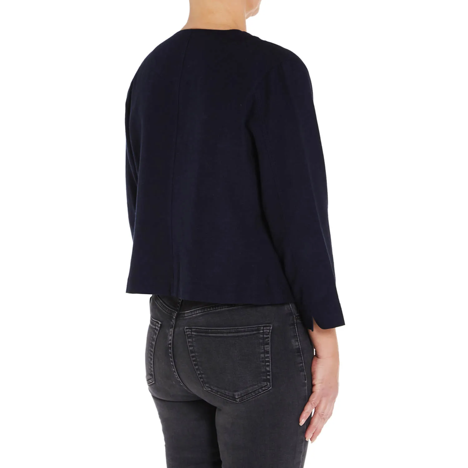 Crop Jacket - Navy