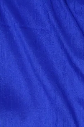 Dazzling Blue Dupioni Silk Fabric