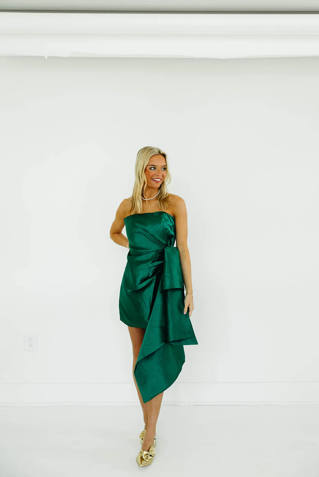 Diana Mini Dress - Hunter Green