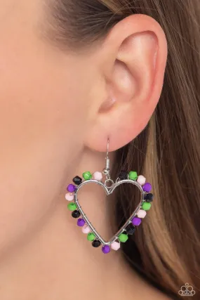 Earrings Fun-Loving Fashion - Black VDAY E2269