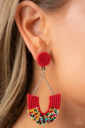 Earrings Make it RAINBOW - Red E2444