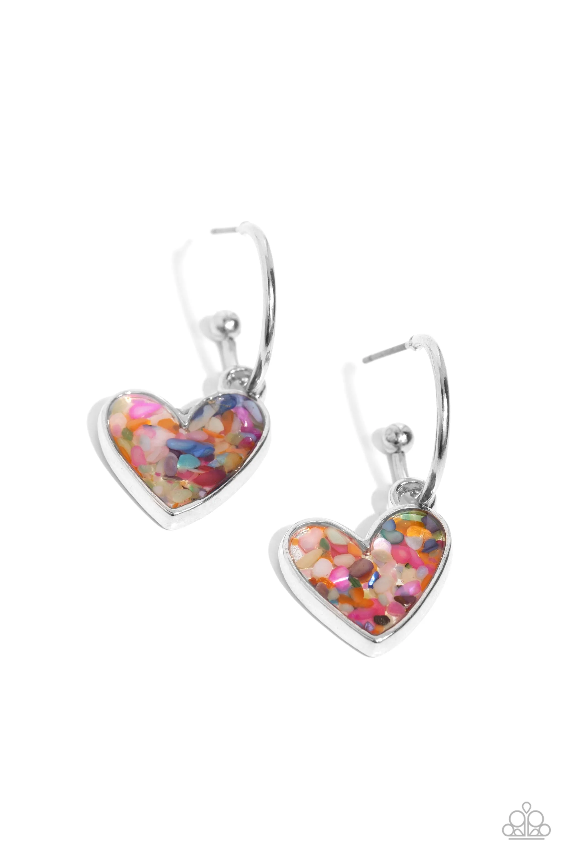 Earrings Shell Signal - Multi MINI S133