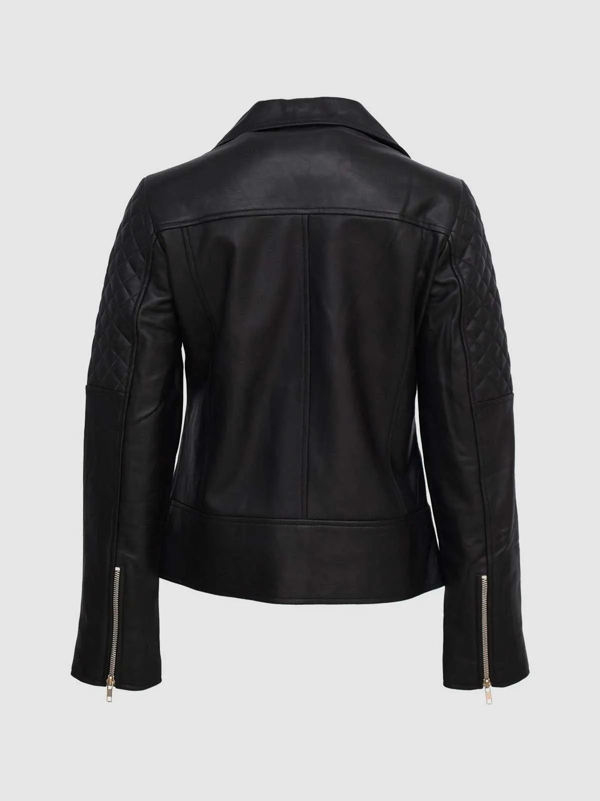 Elegant Black Leather Jacket