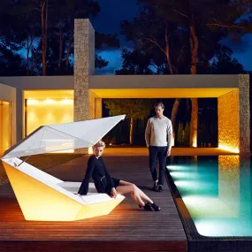 Faz Daybed with Canopy, LED  - Modern Patio Furniture