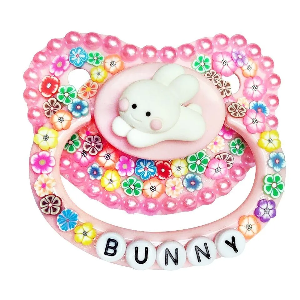 Flower Bunny Deco Pacifier