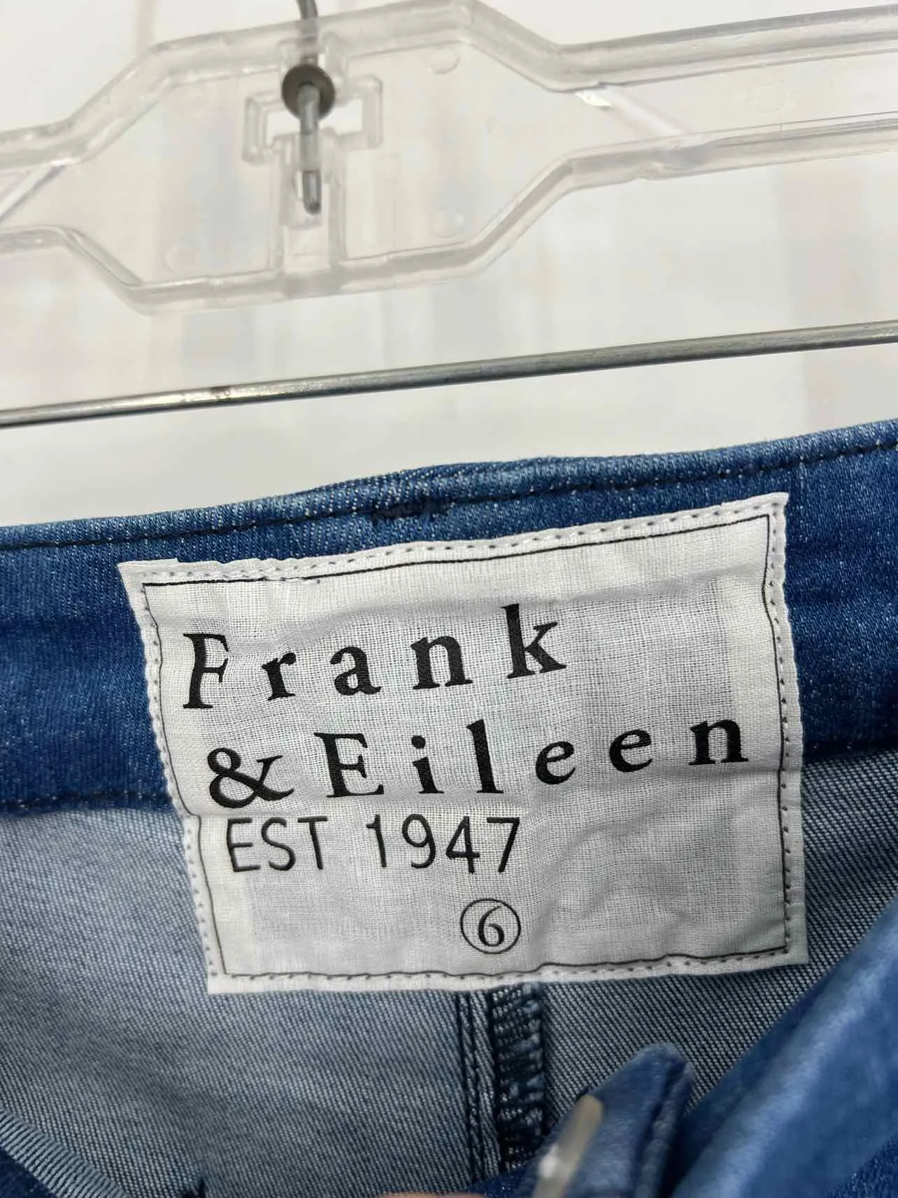 Frank & Eileen Size 6 Denim Cut-off Premium Denim Jeans