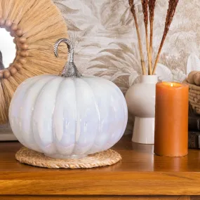 Galaxy Decorative Glass Pumpkin