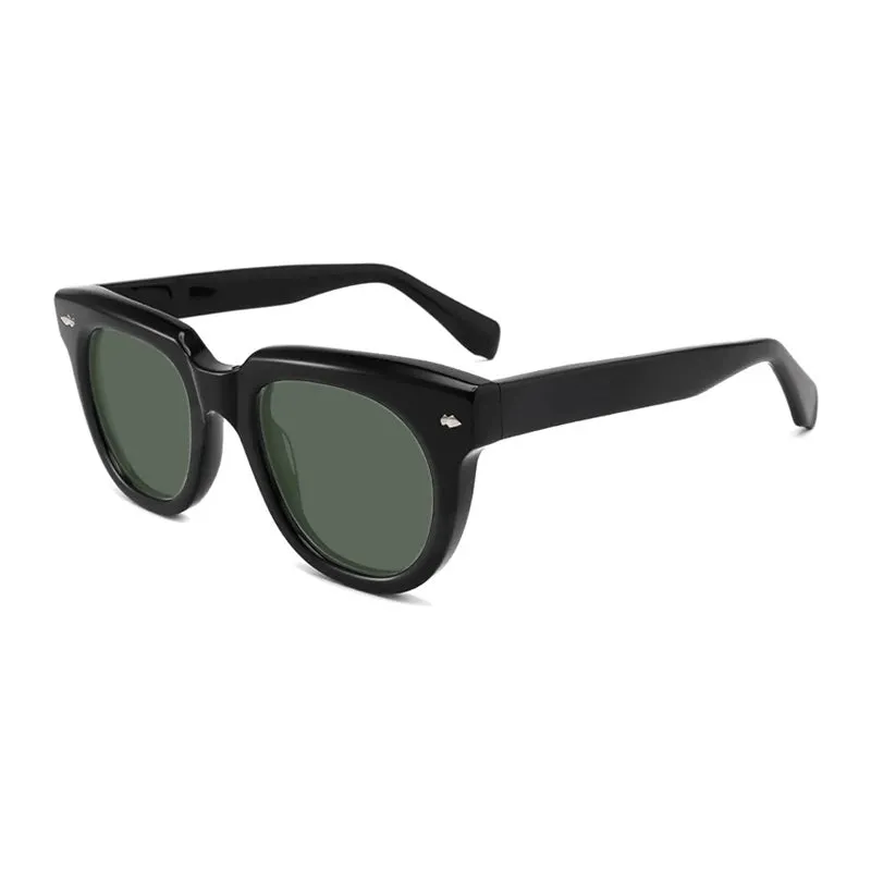 Gatenac Unisex Full Rim Square Acetate Polarized Sunglasses Mo17