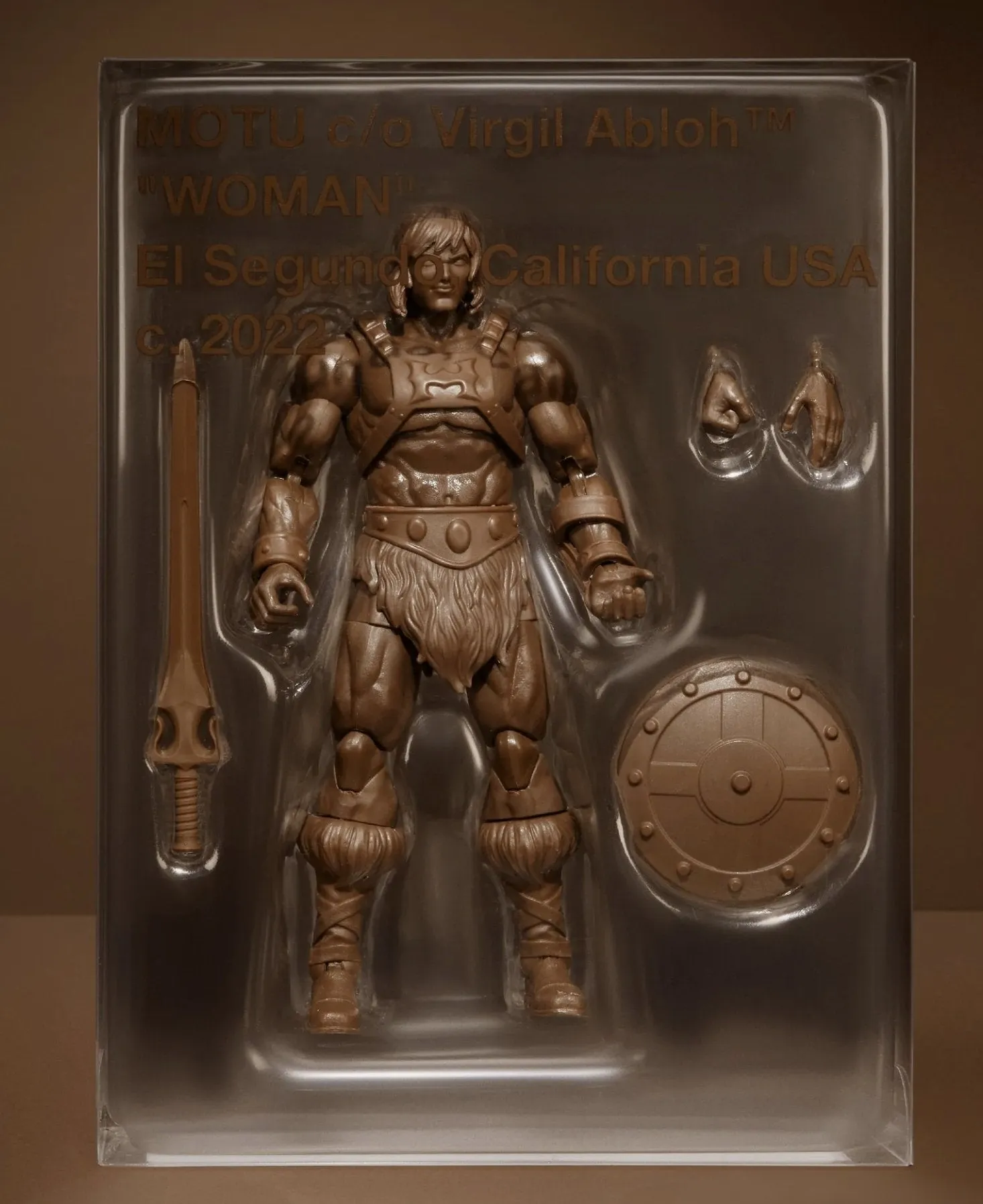 He Man MOTU He-Man Art Toy by Virgil Abloh- Off White