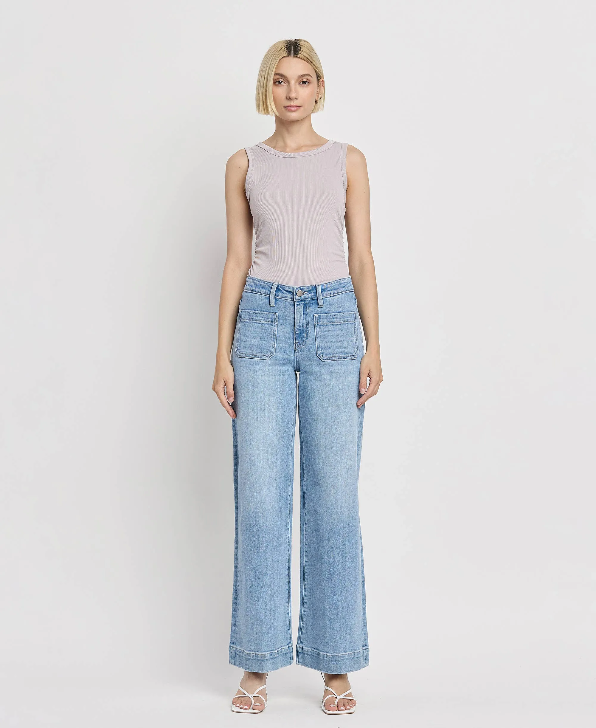 High Rise Trouser Jeans